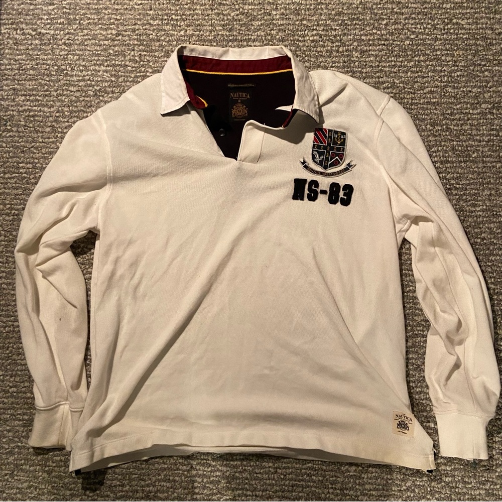 Nautica polo-like long sleeve *L*